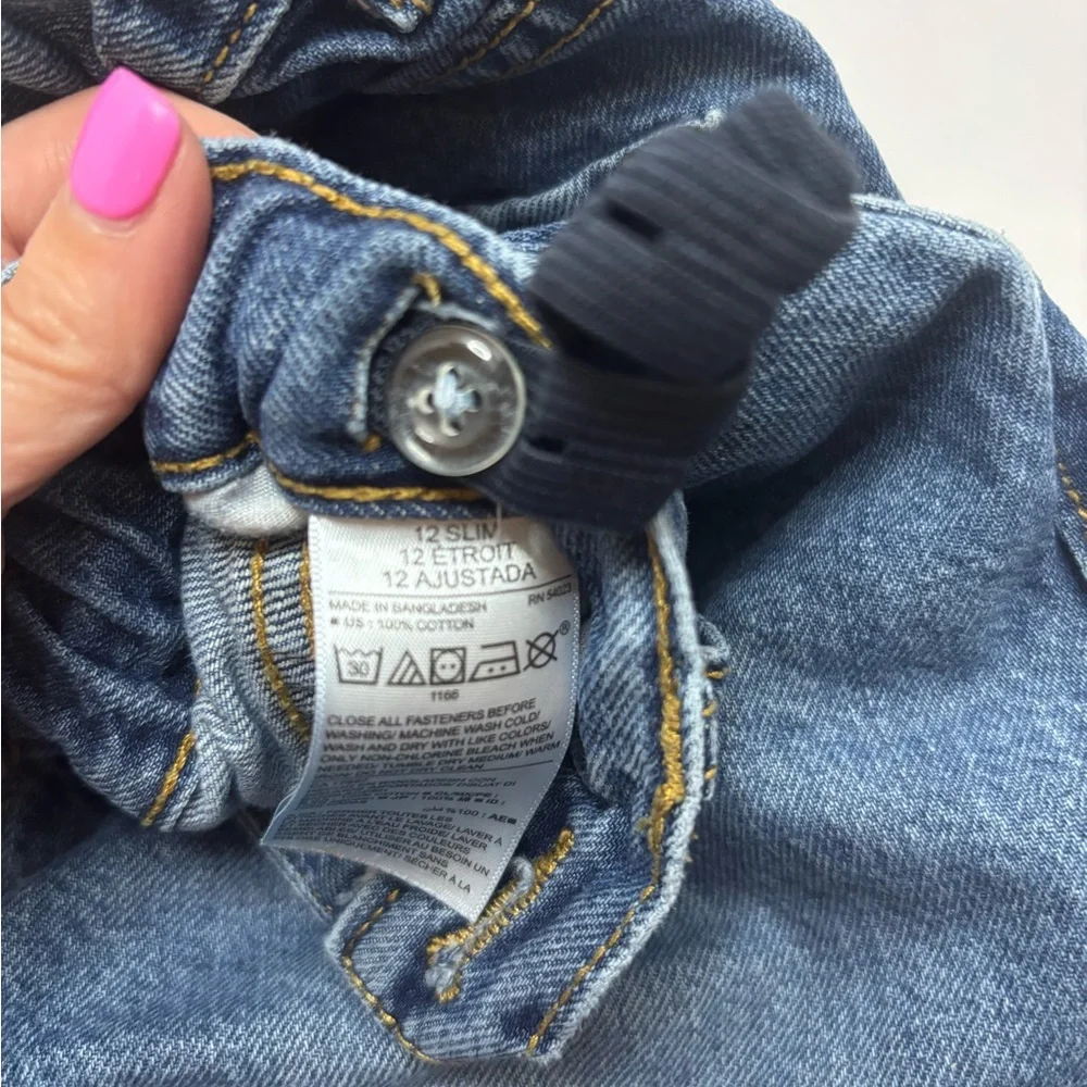 Youth‎ Boys Sz 12 Old Navy Slim Bootcut Jeans